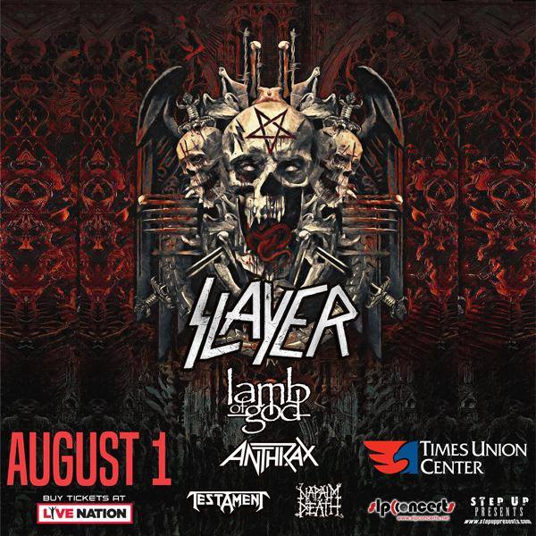 Slayer to Bring Their Final Tour to Albany in August