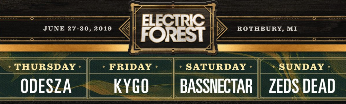 Electric Forest Shares 2019 Lineup