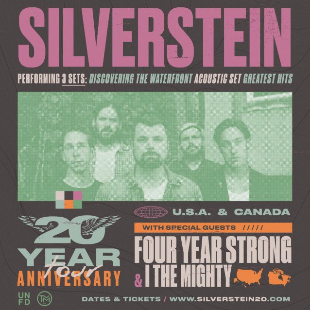 Silverstein To Perform Three Sets On Massive 20th Anniversary Tour