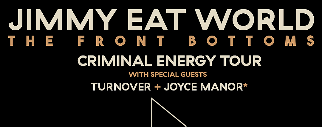 Jimmy Eat World Announces 2020 Tour Dates Featuring The Front Bottoms and Turnover