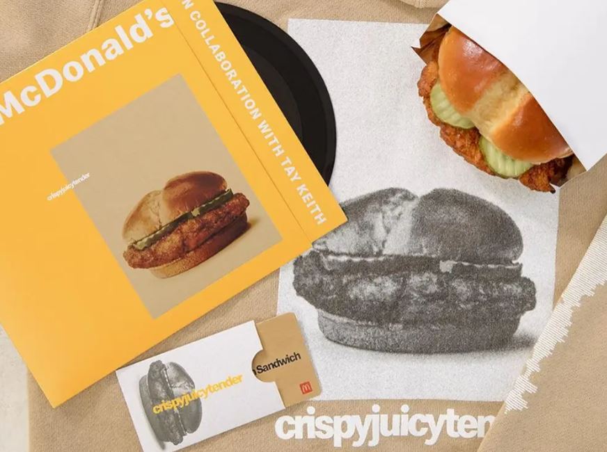McDonald’s Offers Vinyl Record with New Crispy Chicken Sandwich Drop