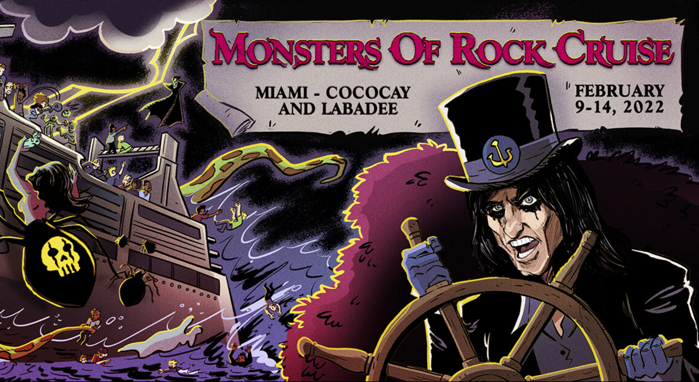 Monsters of Rock Cruise 2022 Set to Feature Over 35 Artists