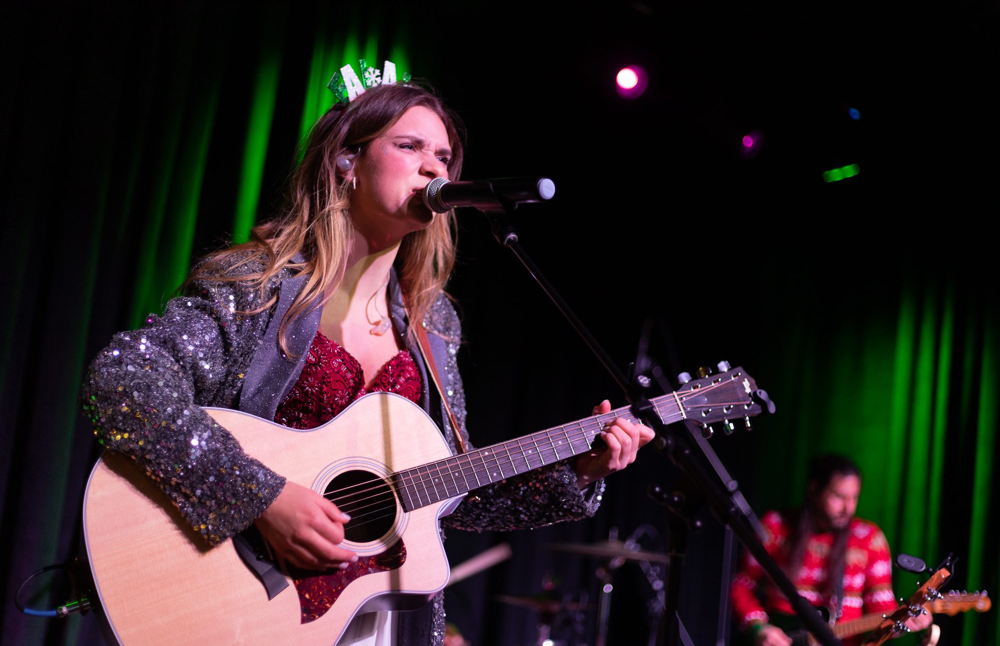 Sydney Worthley and El Modernist Rock The Halls at Lark Hall in Albany, NY