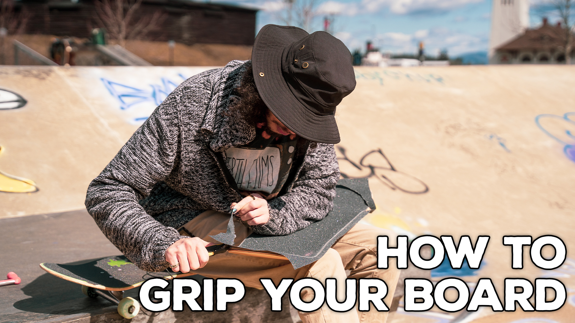 VIDEO: How To Grip Your Skateboard