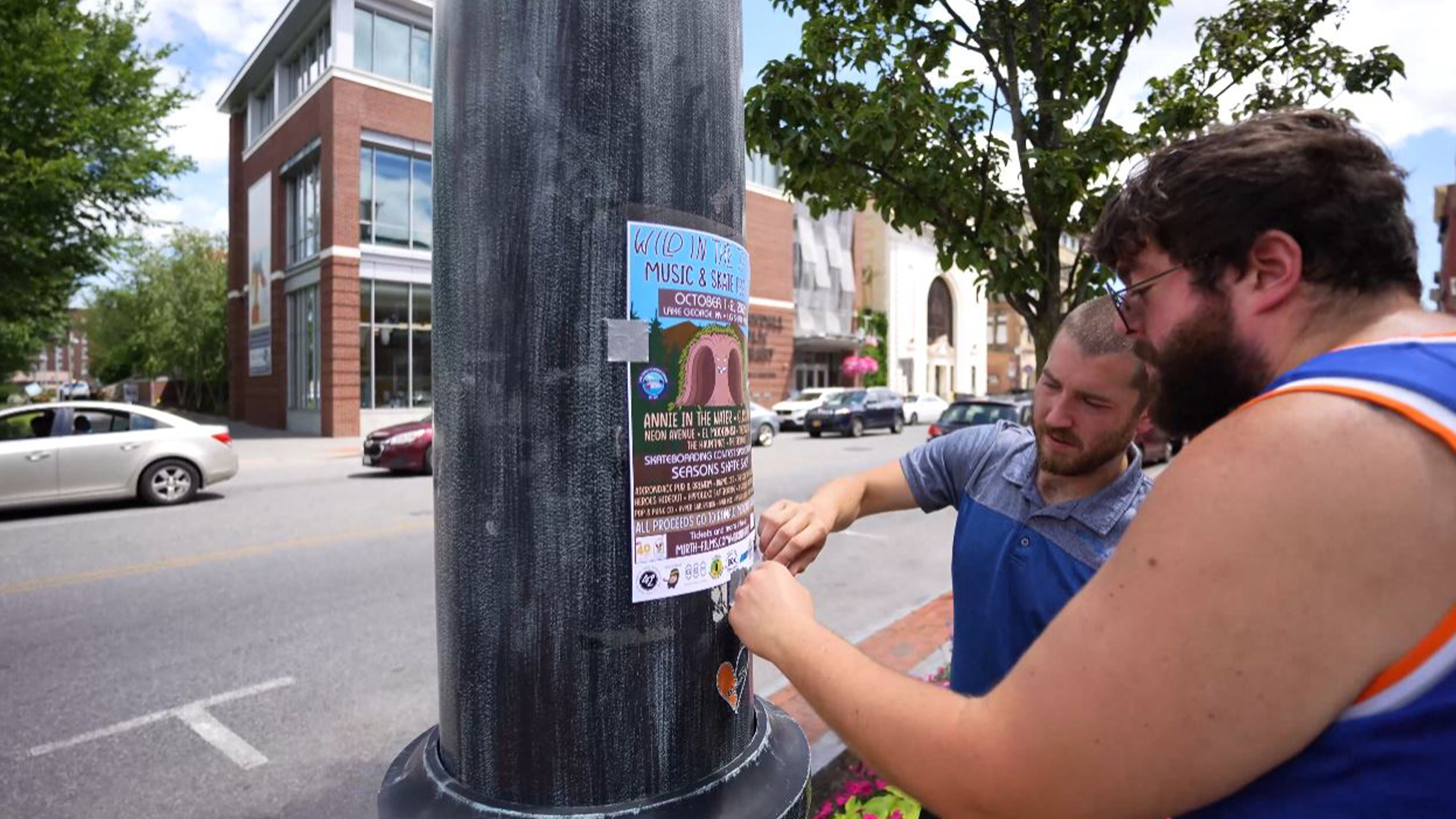 VIDEO: Poster Kids Spread The Word about Wild in the Trees in Glens Falls, NY