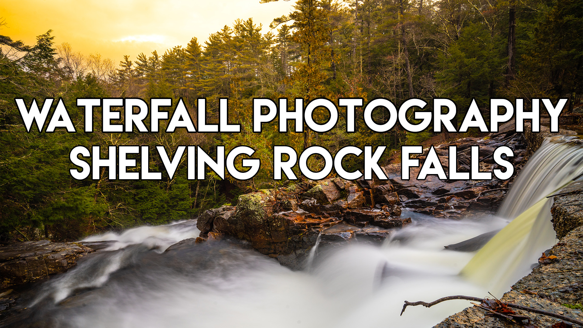 Video Waterfall Photography at Shelving Rock Falls Mirth Films
