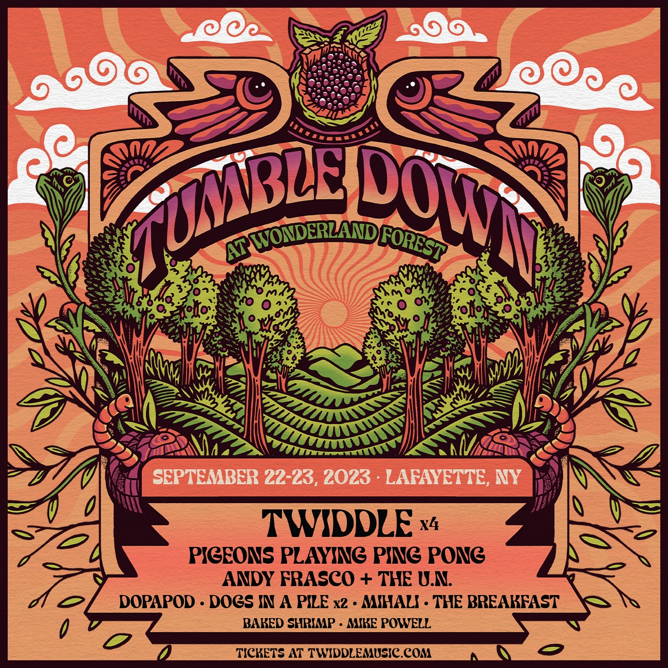 Twiddle’s Tumble Down Festival Returns This September in Lafayette, NY