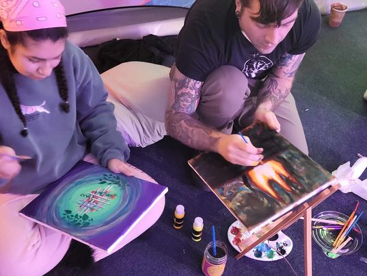 Recap: Cicada Moon Collective’s Valentine Day Cacao and Paint