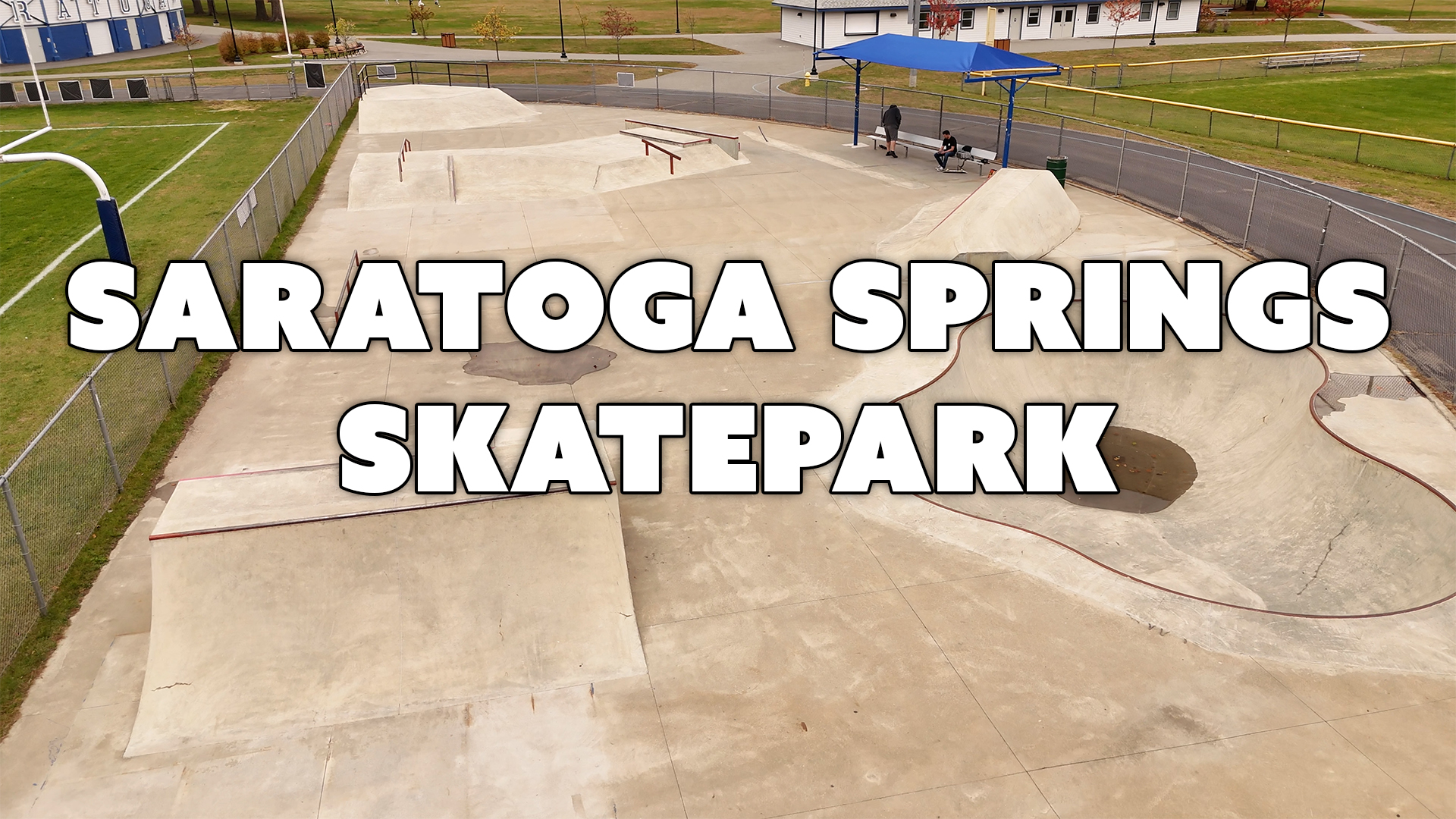 Video: Saratoga Springs, NY Skatepark Walkthrough