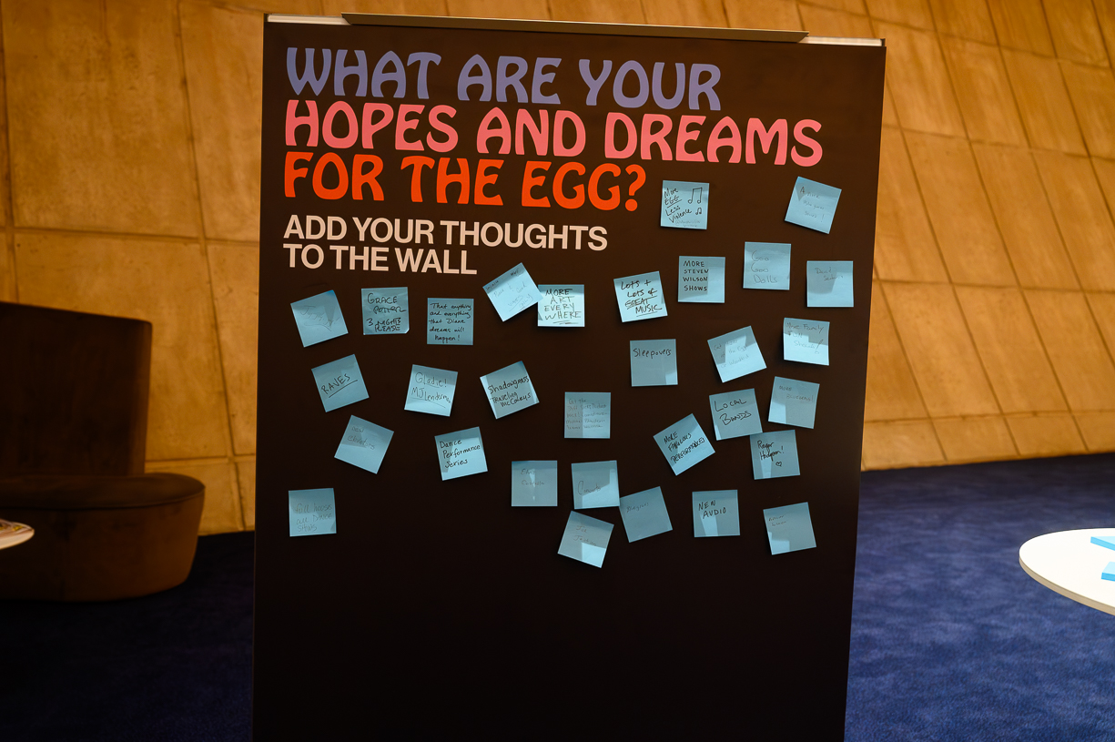 Egg Reopening Reception Excites 518 art community