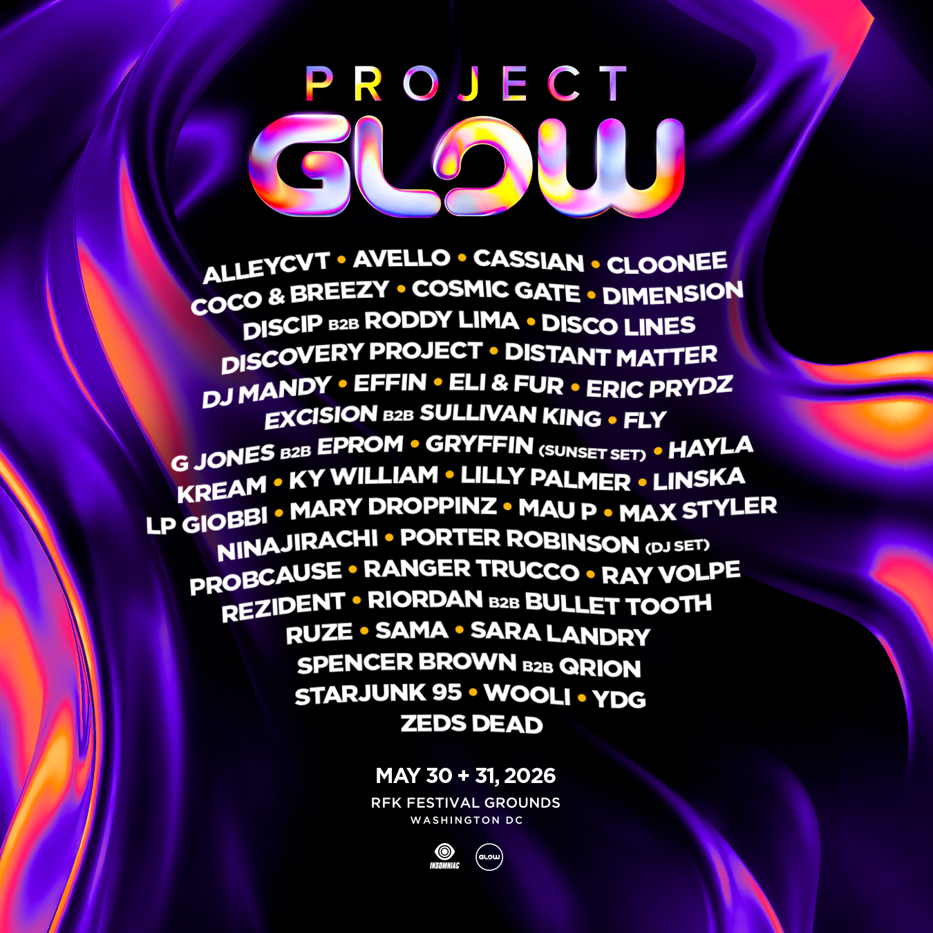 Glow – May 30-31, Washington,DC